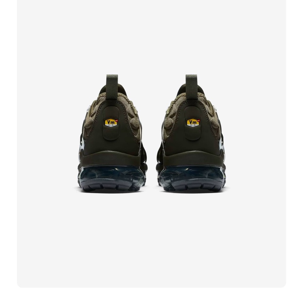 Olive Green Air VaporMax Plus Sneakers - Picture 8 of 10